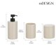 thumbnail image 4 of Juego de 3 accesorios para tocador de baño y encimera, diseño mDesign, resina, 4 of 9