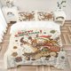 thumbnail image 1 of Happy Christmas Adventure Quilt Cover Set - Soft & Comfortable Polyester Fabric All-Season Breathable Comforter Set for 1 Quilt Cover & 2 Pillowcases (No Core), 1 of 1