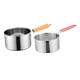 thumbnail image 2 of Cacerola Para Leche De 2,5 L, Olla De Leche De Gran Capacidad De Fácil Limpieza Para Hervir, Olla Casera Para Acampar Con Cesta Para Freír, 2 of 5