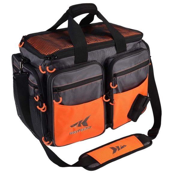 Bolsa para aparejos de pesca KastKing Lunker resistente al agua salada, naranja