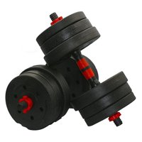 Genérico - Par De Mancuernas Gym Entrenamiento Fitness 20 Kg