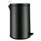 thumbnail image 2 of Basurero 12L Redondo Con Pedal Acero Laminado - Plástico Negro, 2 of 3