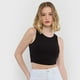 thumbnail image 3 of Polera Mujer Sin Mangas Crop Negro Corona, 3 of 5