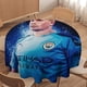 thumbnail image 4 of Kevin De Bruyne Mantel Redondo con Estampado Icónico de Temática, Se Adapta a la Mayoría de Mesas, Fácil de Cuidar, Regalo Perfecto para Aficionados, Amigos y Familia.180cm, 4 of 6
