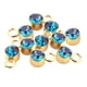 thumbnail image 1 of 10x Colgantes De Diamantes De Imitación Para Hacer Joyas, Abalorios De Cristal Para Manualidades, Color Azul Claro, 1 of 5