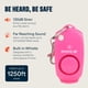 thumbnail image 2 of Alarma Personal de Seguridad Mace Sirena Fuerte 130dB Rosa Neón, 2 of 9