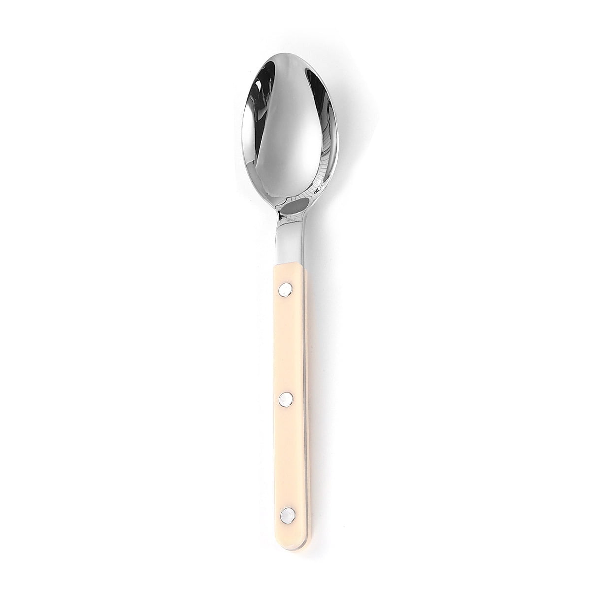 Xmhytop Cubiertos De, Acero Inoxidable, Muy Adecuados Para Trajes De Filete,beige, 4 Piezas Cucharas De Comida