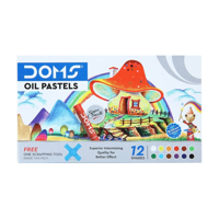 Lapiz Pastel Graso 12 Colores Doms