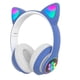 thumbnail image 2 of Audífonos Inalámbricos Bluetooth Rgb Orejas Gato Niña azul, 2 of 2