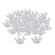 thumbnail image 3 of 50 Uds Encantadores Dijes De Corona Colgantes 3D Para Collar DIY Manualidades Joyería Estilo F, 3 of 5