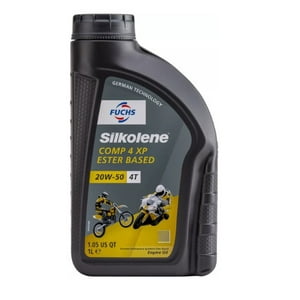 Fuchs Lubricants - Fuchs Silkolene Comp 4 20W-50 Xp: Aceite Sintético Éster Para Moto 4 Tiempo