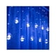 thumbnail image 1 of Cascada Navidad Pelotas Transparentes Con Luces Azul Interiores, 1 of 2