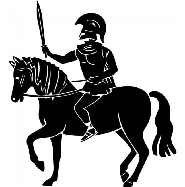 Rienda Libre Graphics - Decomural Roman Soldier Gladiator Ws-32674