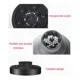 thumbnail image 2 of Difusor Negro Para Secador De Pelo Eléctrico Universal Silic Negro, 2 of 3