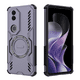 thumbnail image 1 of Funda FOXDOCK para Vivo V50 5G , magnética, resistente a golpes, con soporte, unisex, carga inalámbrica, 1 of 4