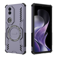 Funda Foxdock Para Vivo V50 5G , Magnética, Resistente A Golpes, Con Soporte, Unisex, Carga Inalámbrica