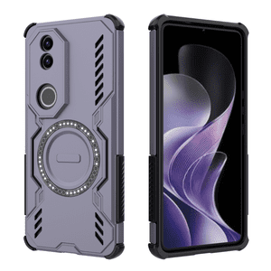 Funda Foxdock Para Vivo V50 5G , Magnética, Resistente A Golpes, Con Soporte, Unisex, Carga Inalámbrica