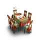 thumbnail image 1 of Mantel De Navidad Mas 6 Fundas De Sillas, 1 of 4