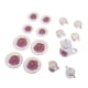 thumbnail image 1 of 17 piezas 1:12 casa de mu?ecas porcelana porcelana en miniatura juegos de té flores de color púrpura, 1 of 3