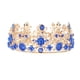 thumbnail image 3 of Boda Rhinestones Tiara Reina Princesa Corona Nupcial Postizos Peluquería, 3 of 5