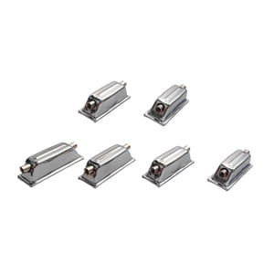 Magideal - Paquete De 6 Ojales Para Caja Que Reemplazan Las Piezas Metálicas Resistentes, Viejas O Dañadas. Fáciles De Instalar, Plateados, Con Montaje A Doble C