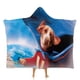 thumbnail image 1 of Underdog Manta Capa con Capucha Anti-Bolitas, Manta de Lana Ártica Suave, Manta Portátil de Felpa Ligera y Lujosa, Poncho para Siesta en Casa y Oficina, 100*130cm, 1 of 6