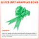 thumbnail image 4 of Uxcell 20 piezas 6" x 9" Lazo grande para envolver regalos Cinta verde para lazo de Navidad, 4 of 6