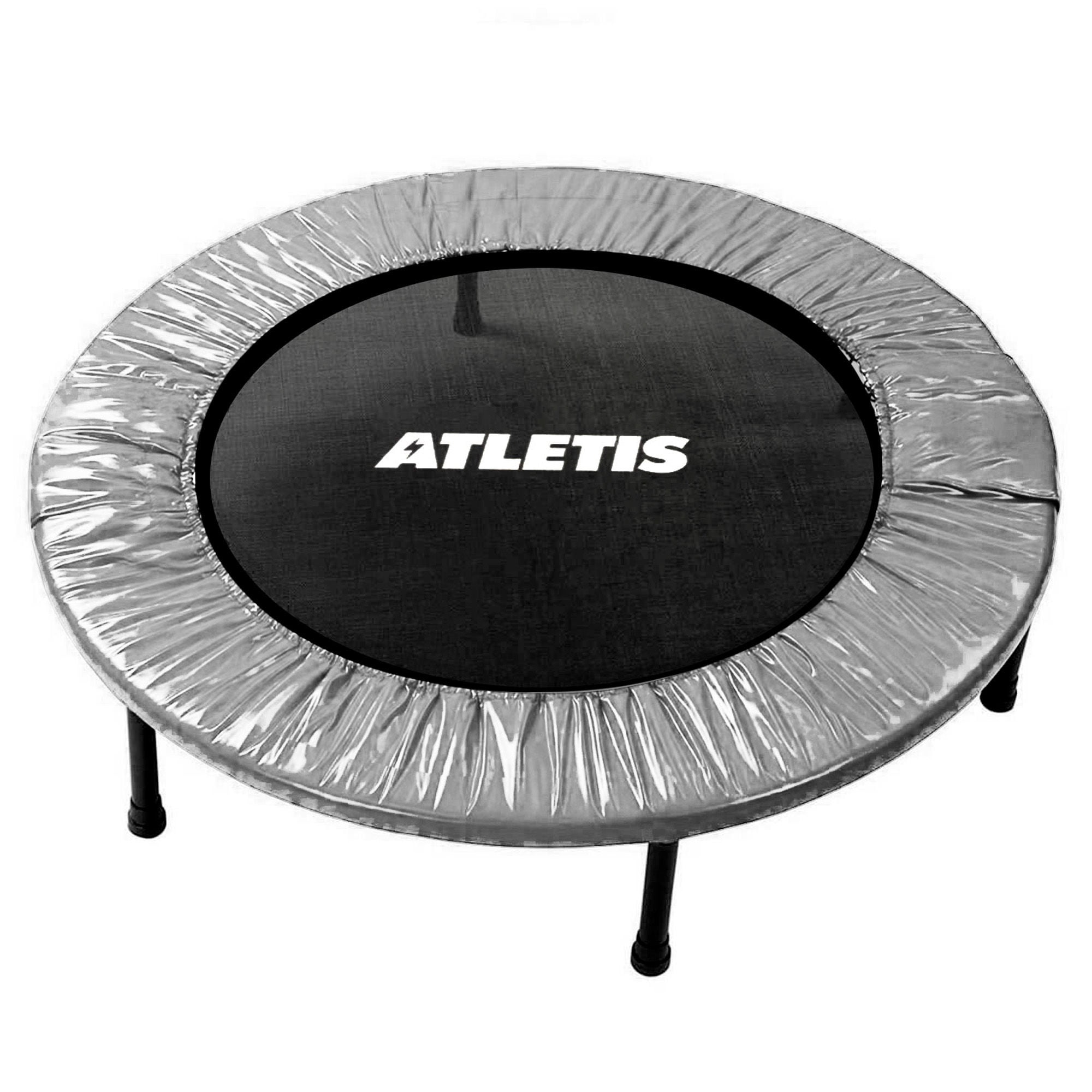 Atletis - Trampolín 1 Metro Plegable Fit Cama Elástica Gris