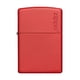 thumbnail image 2 of Encendedor Zippo Red Matte With Logo, 2 of 6