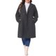 thumbnail image 2 of Abrigos largos de mujer talla grande de Agnes Orinda con solapa con muescas, abrigo de invierno de doble botonadura con bolsillos 2X gris oscuro, 2 of 6