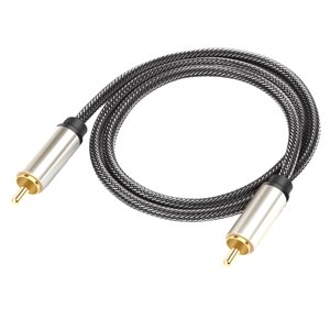 Magideal - Cable De Audio Digital Coaxial, 1 1 Hifi 5.1 Spdif Cable Coaxial Subwoofer Cable Altavoz Hdtv , 5M