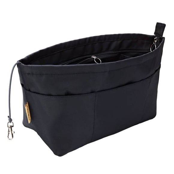 Organizador de Bolso Time Wing Mediano Negro de Nylon