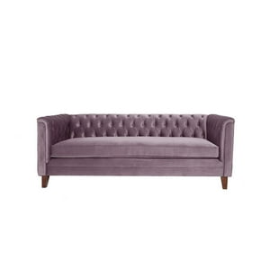 Barra Design - Sofá Victoria 3C Felpa Violeta