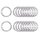 thumbnail image 1 of Anillas para archivadores Antner 2,5 cm Pack de 100, metal plateado, 1 of 8