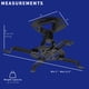 thumbnail image 2 of Soporte de proyector de techo VIVO MOUNT-VP01B para Normal/Mini, 2 of 9