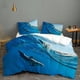 thumbnail image 1 of 3D Blue Sea Animal Dolphin Funda nórdica Juego de cama Funda nórdica Fundas de almohada, 1 of 3