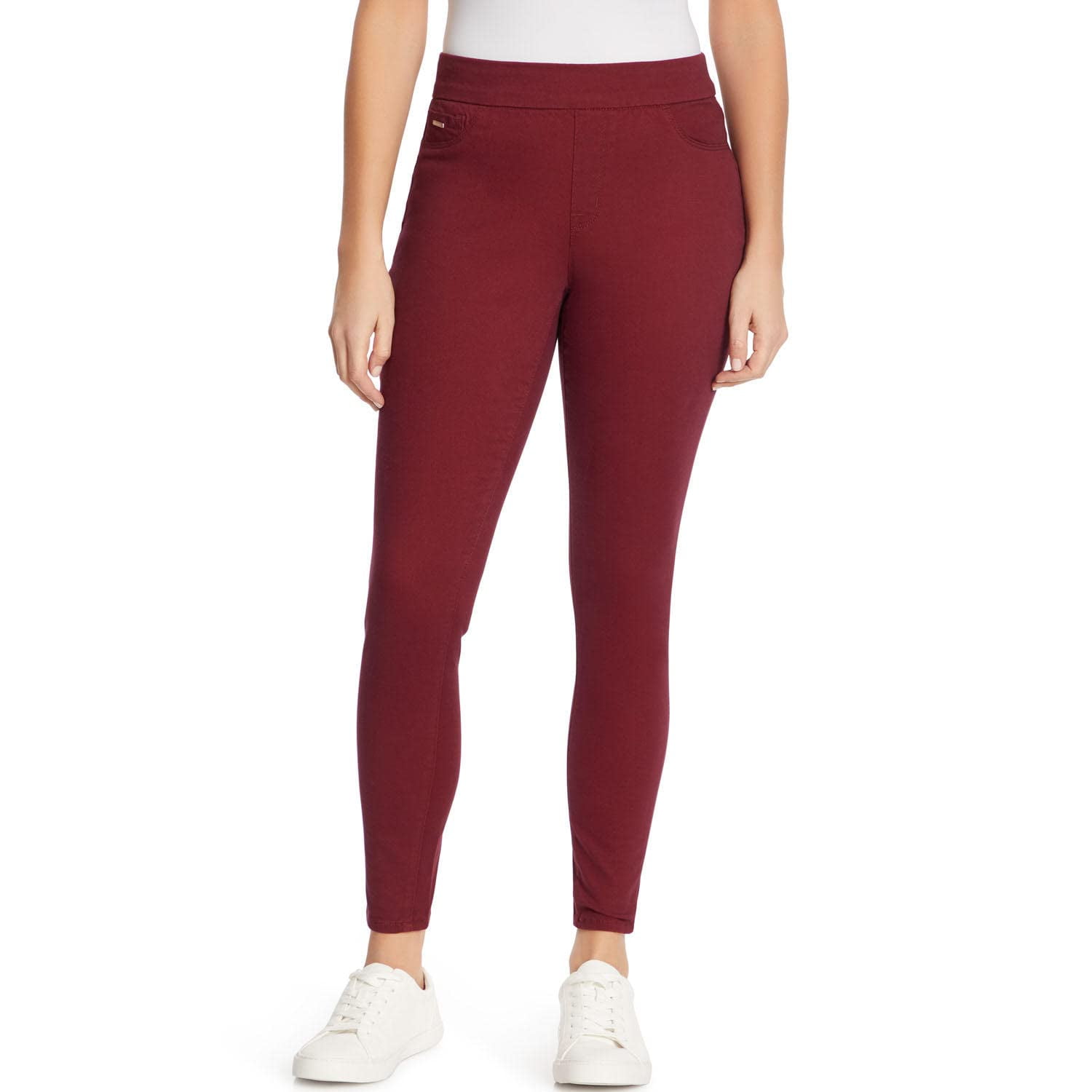 Pantalones De Mujer Nine West Heidi Ajustados De Cintura Alta Con Cintura Elástica
