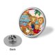 thumbnail image 3 of El vecindario de Daniel Tigre-Theme Round Button Badge: Premium Metal Construction, Ideal for High-End Events 2.8 cm, 3 of 6