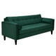 thumbnail image 2 of Sofa Retro 3cg Felpa 00 Verde Botella, 2 of 6
