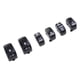 thumbnail image 1 of Tapas De Botones De Interruptor De Control Manual, 6 Uds., Para Harley Sportster Dyna, Color Negro, 1 of 5
