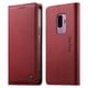 thumbnail image 1 of Funda Billetera de Cuero para [Samsung Galaxy S9+/S9 Plus], Bloqueo RFID, Tarjetas y Soporte Rojo, 1 of 5