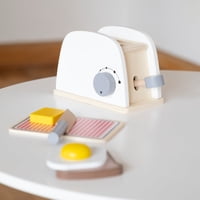 Roots Toys - Tostador De Madera Blanco
