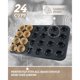 thumbnail image 3 of Bake Choice Mini Muffin Pan with 200 Cupcake Liners, Mini 24 Cups, 3 of 3