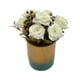 thumbnail image 2 of Planta Artificial Macetero Dorado Con Rosas Decorativas blanco, 2 of 5
