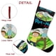 thumbnail image 5 of Rick y Morty El Anime Tema: Calcetines de Navidad, fino lino blanco para colgar en escaleras y chimenea, decoración navideña para el hogar, regalo de Navidad.54cm×38cm, 5 of 5