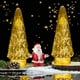 thumbnail image 1 of Paquete de 2 luces de cristal de mercurio para árbol de Navidad con temporizador (dorado), 1 of 3