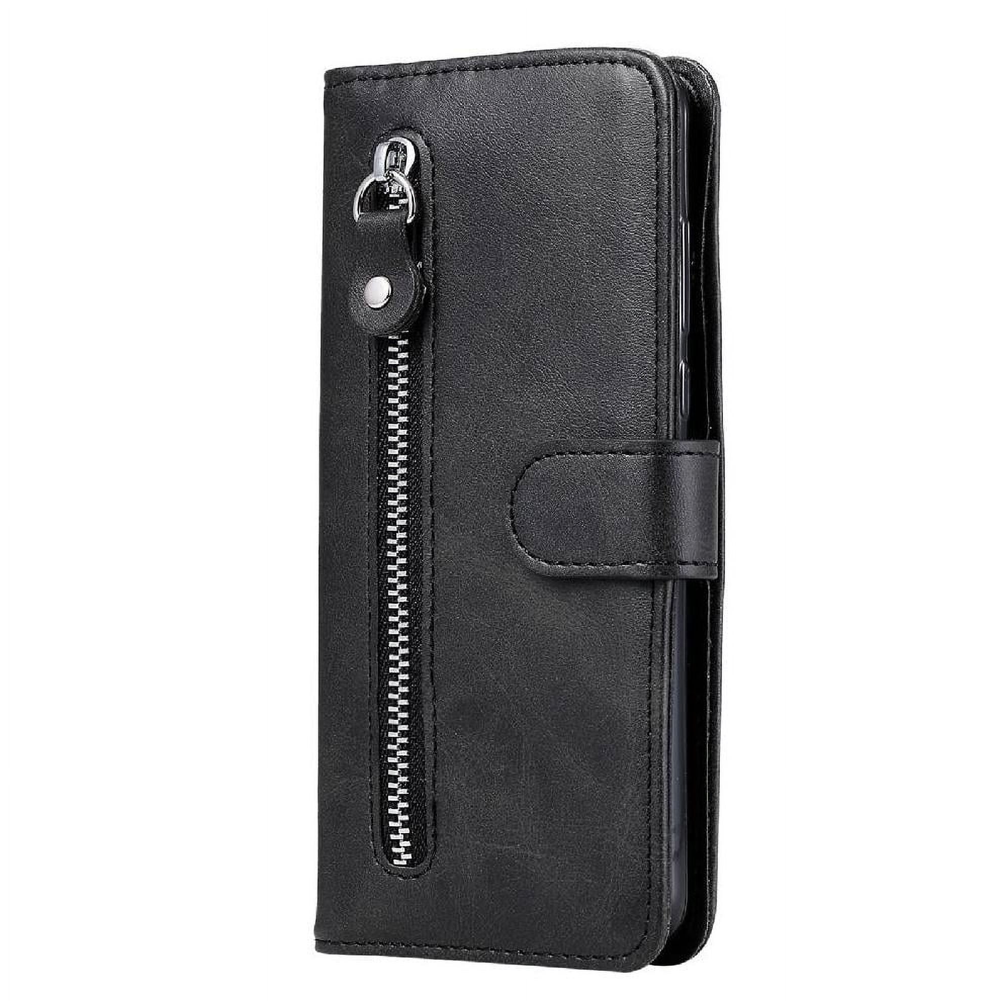 Gangxun - Funda Con Cremallera Para Samsung Galaxy A73 5g, Carcasa Cartera De Cuero Pu Con Soporte Y Tarjetero