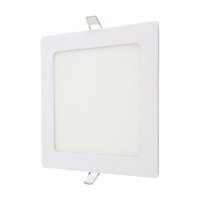 Daumer - Embutido Led Cuadrado Marco Blanco 24W Luz Calida