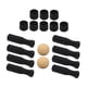 thumbnail image 4 of Asas Para Mesa De Futbolín, Fáciles De Instalar, Negras, Antideslizantes, Octogonales, Con 2 Bolas, 4 of 5