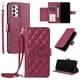 thumbnail image 1 of Funda tipo billetera FOXDOCK para Samsung Galaxy A23 4G/5G – Tapa abatible con correa para mujer, 1 of 5